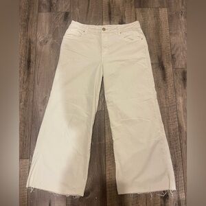 KUT Cropped Wide Leg Jeans